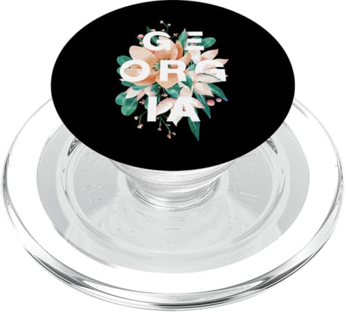Georgisches Blumendesign Georgische Blumenkleidung PopSockets PopGrip für MagSafe von Georgia Flag Designs Proud Georgian Heritage