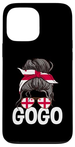 Gogo Georgia Girl Haarknoten, georgische Sprache Hülle für iPhone 13 Pro Max Gogo Georgia Girl Haarknoten, georgische Sprache Hülle für iPhone 13 Pro Max von Georgia Flag Designs Proud Georgian Heritage