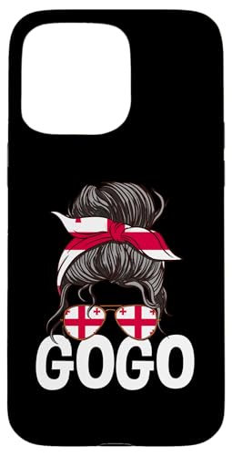Gogo Georgia Girl Haarknoten, georgische Sprache Hülle für iPhone 15 Pro Max Gogo Georgia Girl Haarknoten, georgische Sprache Hülle für iPhone 15 Pro Max von Georgia Flag Designs Proud Georgian Heritage