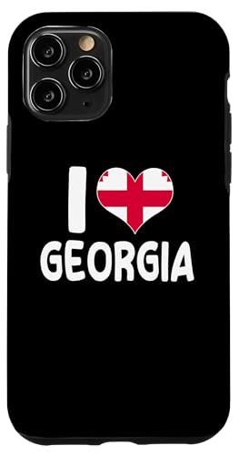 I Love Georgia Georgian Flagge Herz Hülle für iPhone 11 Pro I Love Georgia Georgian Flagge Herz Hülle für iPhone 11 Pro von Georgia Flag Designs Proud Georgian Heritage