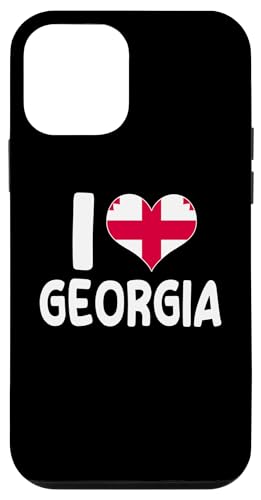 I Love Georgia Georgian Flagge Herz Hülle für iPhone 12 mini I Love Georgia Georgian Flagge Herz Hülle für iPhone 12 mini von Georgia Flag Designs Proud Georgian Heritage