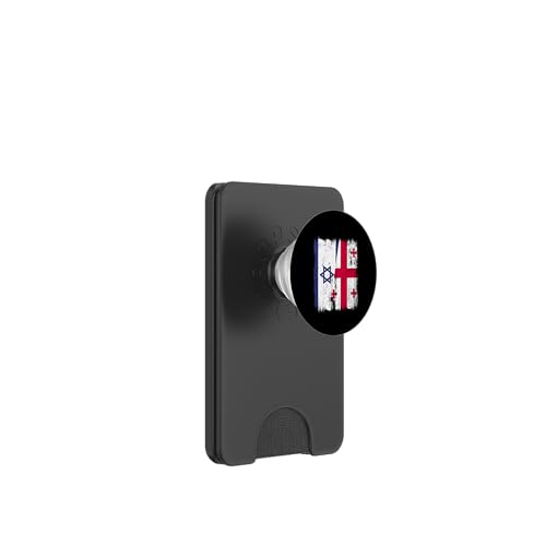 Israel Georgia Halbflagge israelische georgische Wurzeln PopSockets PopWallet für MagSafe Israel Georgia Halbflagge israelische georgische Wurzeln PopSockets PopWallet für MagSafe von Georgia Flag Designs Proud Georgian Heritage