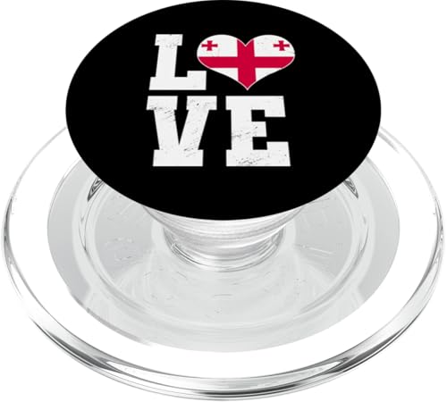 Love Georgia, Herz mit georgischer Flagge PopSockets PopGrip für MagSafe Love Georgia, Herz mit georgischer Flagge PopSockets PopGrip für MagSafe von Georgia Flag Designs Proud Georgian Heritage