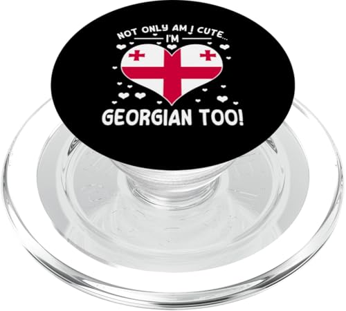 Niedlicher georgischer Spruch lustige Georgia-Herz-Flagge PopSockets PopGrip für MagSafe Niedlicher georgischer Spruch lustige Georgia-Herz-Flagge PopSockets PopGrip für MagSafe von Georgia Flag Designs Proud Georgian Heritage