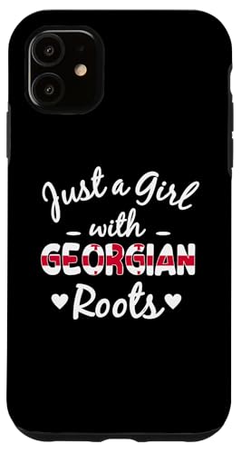 Nur ein Mädchen mit georgischen Wurzeln, Frau aus Georgia Hülle für iPhone 11 Nur ein Mädchen mit georgischen Wurzeln, Frau aus Georgia Hülle für iPhone 11 von Georgia Flag Designs Proud Georgian Heritage