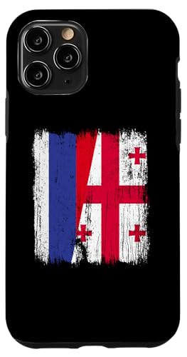 Russland, Georgien, halbe Flagge, russische georgische Wurzeln Hülle für iPhone 11 Pro Russland, Georgien, halbe Flagge, russische georgische Wurzeln Hülle für iPhone 11 Pro von Georgia Flag Designs Proud Georgian Heritage