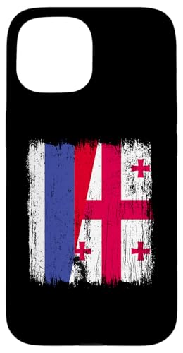 Russland, Georgien, halbe Flagge, russische georgische Wurzeln Hülle für iPhone 15 Russland, Georgien, halbe Flagge, russische georgische Wurzeln Hülle für iPhone 15 von Georgia Flag Designs Proud Georgian Heritage