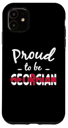 Stolz auf Georgian Georgia Roots Pride Hülle für iPhone 11 von Georgia Flag Designs Proud Georgian Heritage