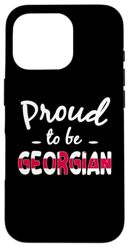 Stolz auf Georgian Georgia Roots Pride Hülle für iPhone 16 Pro von Georgia Flag Designs Proud Georgian Heritage