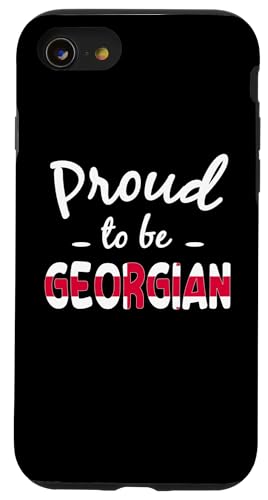 Stolz auf Georgian Georgia Roots Pride Hülle für iPhone SE (2020) / 7 / 8 von Georgia Flag Designs Proud Georgian Heritage