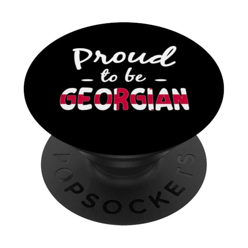 Stolz auf Georgian Georgia Roots Pride PopSockets Klebender PopGrip Stolz auf Georgian Georgia Roots Pride PopSockets Klebender PopGrip von Georgia Flag Designs Proud Georgian Heritage