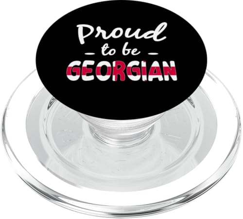 Stolz auf Georgian Georgia Roots Pride PopSockets PopGrip für MagSafe Stolz auf Georgian Georgia Roots Pride PopSockets PopGrip für MagSafe von Georgia Flag Designs Proud Georgian Heritage