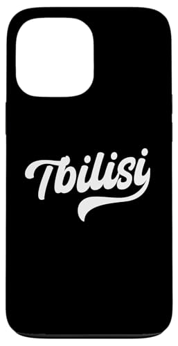 Tiflis Georgia Typeset Apparel Georgian Capital Hülle für iPhone 13 Pro Max von Georgia Flag Designs Proud Georgian Heritage