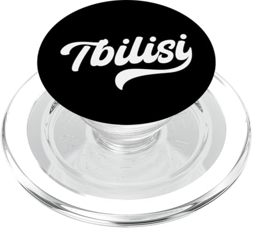 Tiflis Georgia Typeset Apparel Georgian Capital PopSockets PopGrip für MagSafe Tiflis Georgia Typeset Apparel Georgian Capital PopSockets PopGrip für MagSafe von Georgia Flag Designs Proud Georgian Heritage