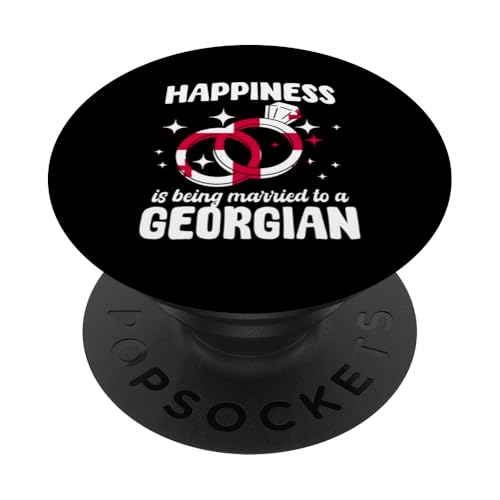 Tolle georgische Hochzeitskleidung, georgische Ehefrau, Ehemann PopSockets Klebender PopGrip Tolle georgische Hochzeitskleidung, georgische Ehefrau, Ehemann PopSockets Klebender PopGrip von Georgia Flag Designs Proud Georgian Heritage