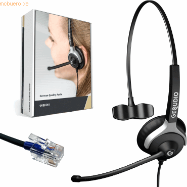 Gequdio Headset 1-Ohr kompatibel für Cisco Telefone inklusive Anschlus von Gequdio