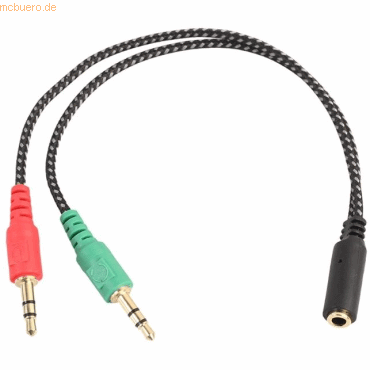 Gequdio Headset-Anschlusskabel 2x3,5mm Buchsen geeignet für PC Gequdio Headset-Anschlusskabel 2x3,5mm Buchsen geeignet für PC von Gequdio