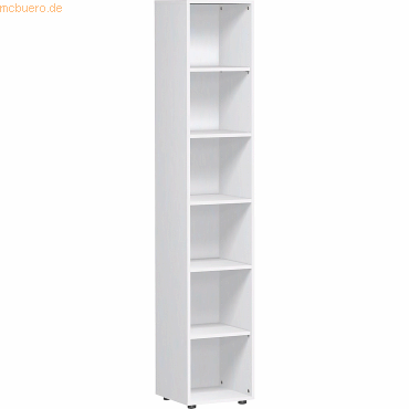 Geramöbel Regal Flex S-346001-W 6OH 6Böden 400x2.160x400mm weiß Geramöbel Regal Flex S-346001-W 6OH 6Böden 400x2.160x400mm weiß von Geramöbel