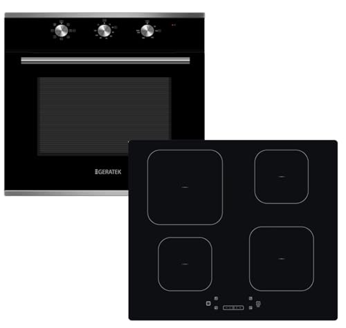 Einbauherd-Set Backofen und autarken Induktiosnkochfeld Heißluft Umluft Airfryer Funktion analoger Timer 60 cm rahmenloses Touch Control Timer Kindersicherung Einbauherd-Set Backofen und autarken Induktiosnkochfeld Heißluft Umluft Airfryer Funktion analoger Timer 60 cm rahmenloses Touch Control Timer Kindersicherung von Geratek