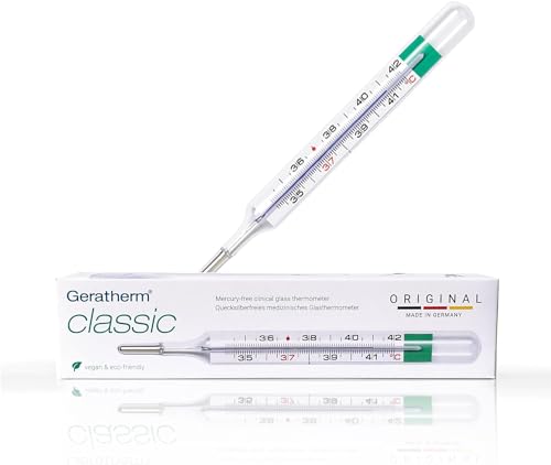 GERATHERM classic MDR Fieberthermometer analog/Fieberthermometer ohne Quecksilber/analoges Fieberthermometer ohne Batterien/Thermometer Made in Germany GERATHERM classic MDR Fieberthermometer analog/Fieberthermometer ohne Quecksilber/analoges Fieberthermometer ohne Batterien/Thermometer Made in Germany von Geratherm