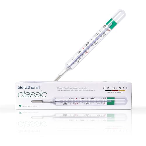 GERATHERM Classic Fieberthermometer Analog Ohne Quecksilber und Batterien - Thermometer Made in Germany GERATHERM Classic Fieberthermometer Analog Ohne Quecksilber und Batterien - Thermometer Made in Germany von Geratherm
