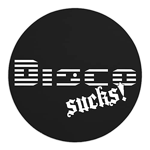 Next Ferry - Slipmat - Disco sucks - Plattenspieler Matte aus Filz - Slipmats für Dj's - Plattentellerauflage für alle Plattenspieler Turntables - gedruckt in Deutschland von Gerd Koch Konzept & Handels GmbH