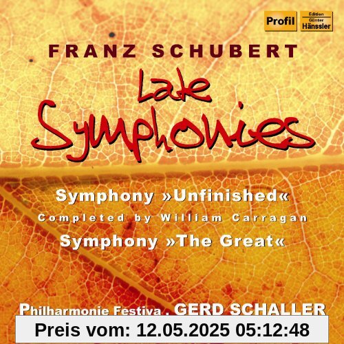 Späte Symphonien von Gerd Schaller