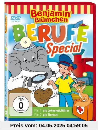 Benjamin Blümchen - Berufe Special: Als Lokomotivführer/Als Tierarzt von Gerhard Hahn