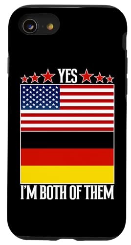 Deutsch-Amerikaner: Ja, ich bin beide von ihnen Hülle für iPhone SE (2020) / 7 / 8 von German-American Designs For Deutschamerikaner