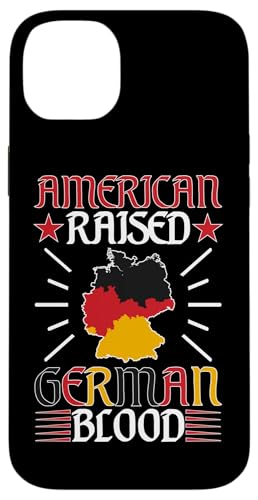 Deutsch-Amerikanisch: American Raised - Deutsches Blut Hülle für iPhone 14 Plus Deutsch-Amerikanisch: American Raised - Deutsches Blut Hülle für iPhone 14 Plus von German-American Designs For Deutschamerikaner