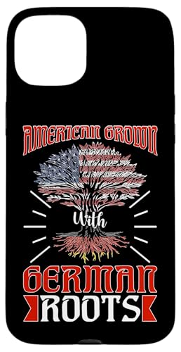 Deutsch-Amerikanisch: Amerikanisch gewachsen mit deutschen Wurzeln Hülle für iPhone 15 Plus Deutsch-Amerikanisch: Amerikanisch gewachsen mit deutschen Wurzeln Hülle für iPhone 15 Plus von German-American Designs For Deutschamerikaner