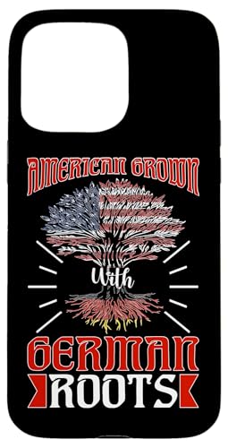 Deutsch-Amerikanisch: Amerikanisch gewachsen mit deutschen Wurzeln Hülle für iPhone 15 Pro Max Deutsch-Amerikanisch: Amerikanisch gewachsen mit deutschen Wurzeln Hülle für iPhone 15 Pro Max von German-American Designs For Deutschamerikaner