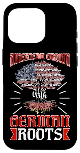 Deutsch-Amerikanisch: Amerikanisch gewachsen mit deutschen Wurzeln Hülle für iPhone 16 Pro von German-American Designs For Deutschamerikaner