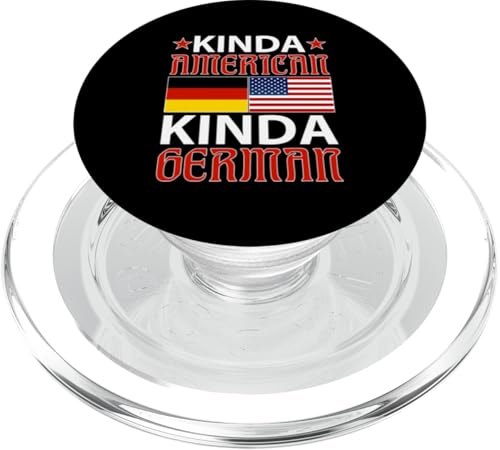 Deutsch-Amerikanisch: Ein bisschen amerikanisch - ein bisschen Deutsch PopSockets PopGrip für MagSafe Deutsch-Amerikanisch: Ein bisschen amerikanisch - ein bisschen Deutsch PopSockets PopGrip für MagSafe von German-American Designs For Deutschamerikaner