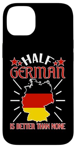 Deutsch-Amerikanisch: Halb Deutsch ist besser als keines Hülle für iPhone 14 Plus Deutsch-Amerikanisch: Halb Deutsch ist besser als keines Hülle für iPhone 14 Plus von German-American Designs For Deutschamerikaner