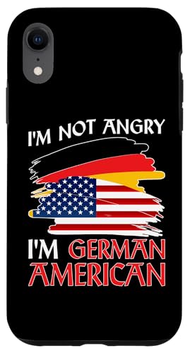Deutsch-Amerikanisch: Ich bin nicht wütend - ich bin deutsch-amerikanisch Hülle für iPhone XR Deutsch-Amerikanisch: Ich bin nicht wütend - ich bin deutsch-amerikanisch Hülle für iPhone XR von German-American Designs For Deutschamerikaner