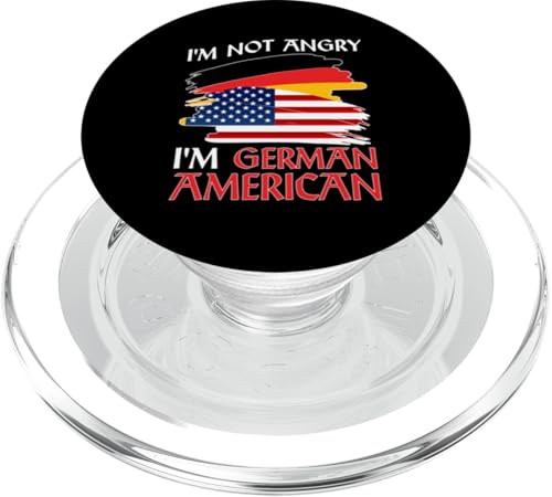 Deutsch-Amerikanisch: Ich bin nicht wütend - ich bin deutsch-amerikanisch PopSockets PopGrip für MagSafe Deutsch-Amerikanisch: Ich bin nicht wütend - ich bin deutsch-amerikanisch PopSockets PopGrip für MagSafe von German-American Designs For Deutschamerikaner