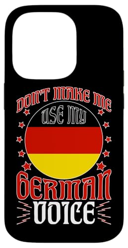 Deutsch-Amerikanisch: Lass mich nicht meine deutsche Stimme benutzen Hülle für iPhone 14 Pro Deutsch-Amerikanisch: Lass mich nicht meine deutsche Stimme benutzen Hülle für iPhone 14 Pro von German-American Designs For Deutschamerikaner