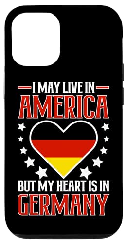 Deutsch-Amerikanisch: Möge in Amerika leben, aber Herz ist in Deutschland Hülle für iPhone 12/12 Pro Deutsch-Amerikanisch: Möge in Amerika leben, aber Herz ist in Deutschland Hülle für iPhone 12/12 Pro von German-American Designs For Deutschamerikaner
