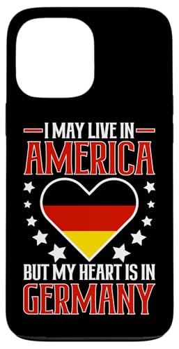 Deutsch-Amerikanisch: Möge in Amerika leben, aber Herz ist in Deutschland Hülle für iPhone 13 Pro Max Deutsch-Amerikanisch: Möge in Amerika leben, aber Herz ist in Deutschland Hülle für iPhone 13 Pro Max von German-American Designs For Deutschamerikaner