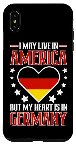 Deutsch-Amerikanisch: Möge in Amerika leben, aber Herz ist in Deutschland Hülle für iPhone XS Max Deutsch-Amerikanisch: Möge in Amerika leben, aber Herz ist in Deutschland Hülle für iPhone XS Max von German-American Designs For Deutschamerikaner