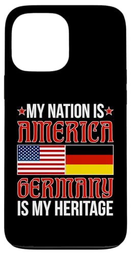 Deutsch-Amerikanisch: Nation ist Amerika, Deutschland ist mein Erbe Hülle für iPhone 13 Pro Max Deutsch-Amerikanisch: Nation ist Amerika, Deutschland ist mein Erbe Hülle für iPhone 13 Pro Max von German-American Designs For Deutschamerikaner