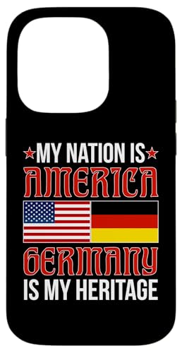 Deutsch-Amerikanisch: Nation ist Amerika, Deutschland ist mein Erbe Hülle für iPhone 14 Pro Deutsch-Amerikanisch: Nation ist Amerika, Deutschland ist mein Erbe Hülle für iPhone 14 Pro von German-American Designs For Deutschamerikaner