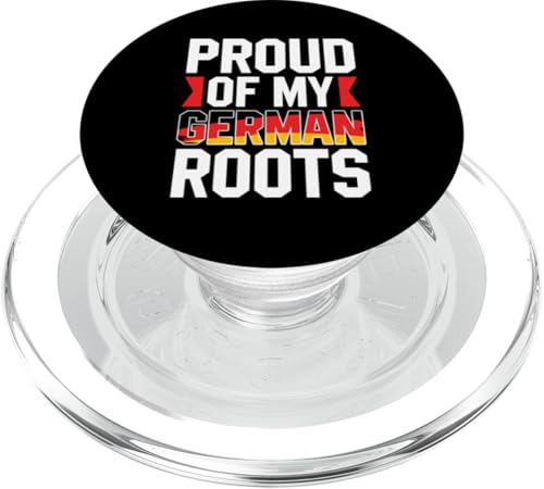 Deutsch-Amerikanisch: Stolz auf meine deutschen Wurzeln PopSockets PopGrip für MagSafe von German-American Designs For Deutschamerikaner
