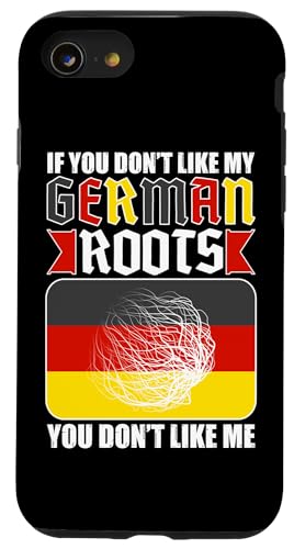 Deutsch-Amerikanisch: Wenn du meine deutschen Wurzeln nicht magst Hülle für iPhone SE (2020) / 7 / 8 von German-American Designs For Deutschamerikaner