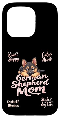 Lustiger deutscher Schäferhund Mama Hund Schäferhund Mama Humor Zitat Hülle für iPhone 15 Pro von German Shepherd Fun Designs