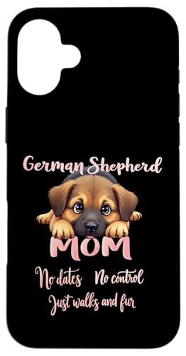 Lustiger deutscher Schäferhund Mama Hund Schäferhund Mama Humor Zitat Hülle für iPhone 16 Plus Lustiger deutscher Schäferhund Mama Hund Schäferhund Mama Humor Zitat Hülle für iPhone 16 Plus von German Shepherd Fun Designs