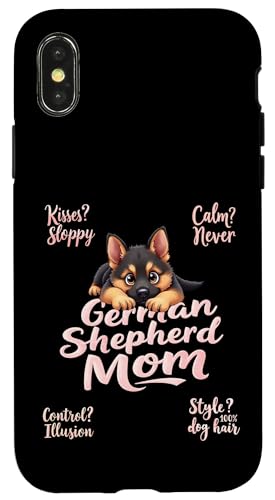 Lustiger deutscher Schäferhund Mama Hund Schäferhund Mama Humor Zitat Hülle für iPhone X/XS Lustiger deutscher Schäferhund Mama Hund Schäferhund Mama Humor Zitat Hülle für iPhone X/XS von German Shepherd Fun Designs