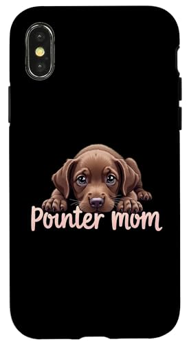 Deutsch Kurzhaar Zeiger Mama Hund Pointer Mama Cute Puppy Hülle für iPhone X/XS von German Shorthaired Pointer Fun Designs