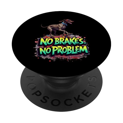 Lustiges Skateboard-Geschenk für Kurzhaar-Hundebesitzer PopSockets Klebender PopGrip Lustiges Skateboard-Geschenk für Kurzhaar-Hundebesitzer PopSockets Klebender PopGrip von German Shorthaired Pointer Fun Designs